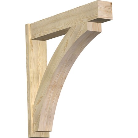 Thorton Block Rough Sawn Outlooker, Douglas Fir, 8W X 42D X 42H